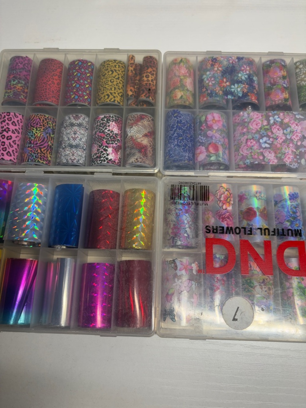 Nail Art Transfer Foil Storage Kit – Assorted Pastel Colors (20 pack) - Picture 5 of 7